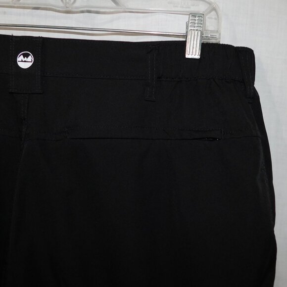 Wrangler Mens 38 Black Lightweight Zipper Pocket Shorts Outdoors - Picture 11 of 12